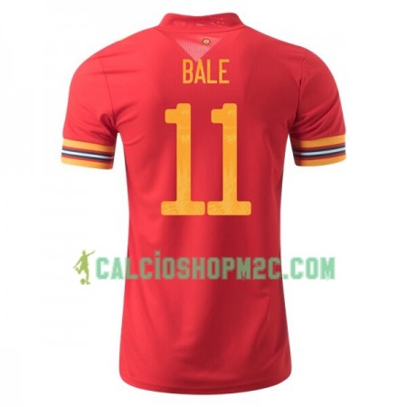 Galles Gareth Bale 11 Maglia Prima Euro 2020 Manica Corta